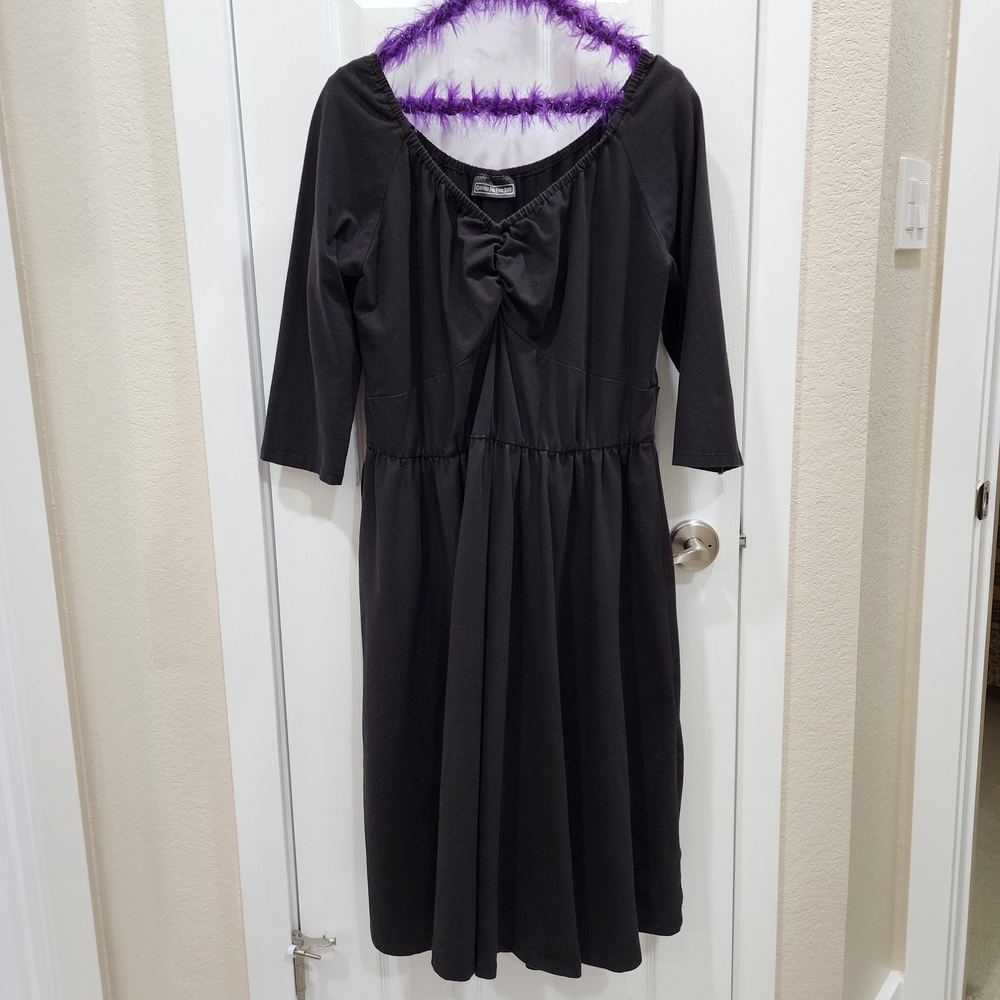FREE SHIPPING BY 2 CDT! 3X Kayla Dress in Cotton Knit **like comfy 2X IMO**